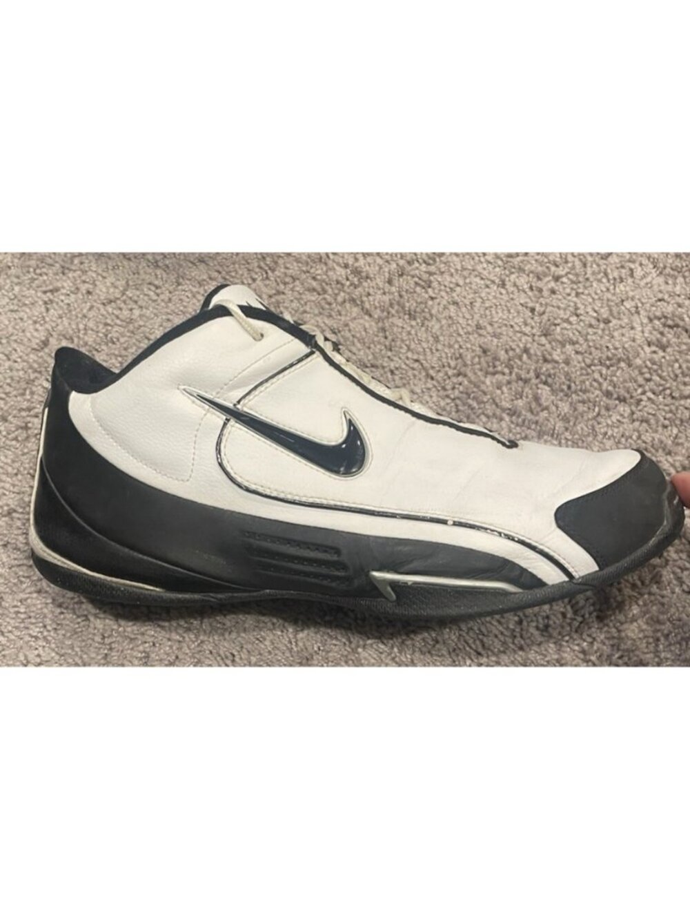 Nike Air Rival Low White Black Men's Sneakers Size 13 (334772-102)